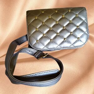 Fanny Pack/Belt Bag/ Waist Purse by SLINKY  STUDDED Body Purse GOLD Studded  NEW